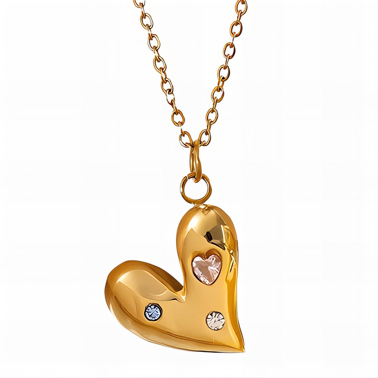 Radiant Charm Heart Necklace