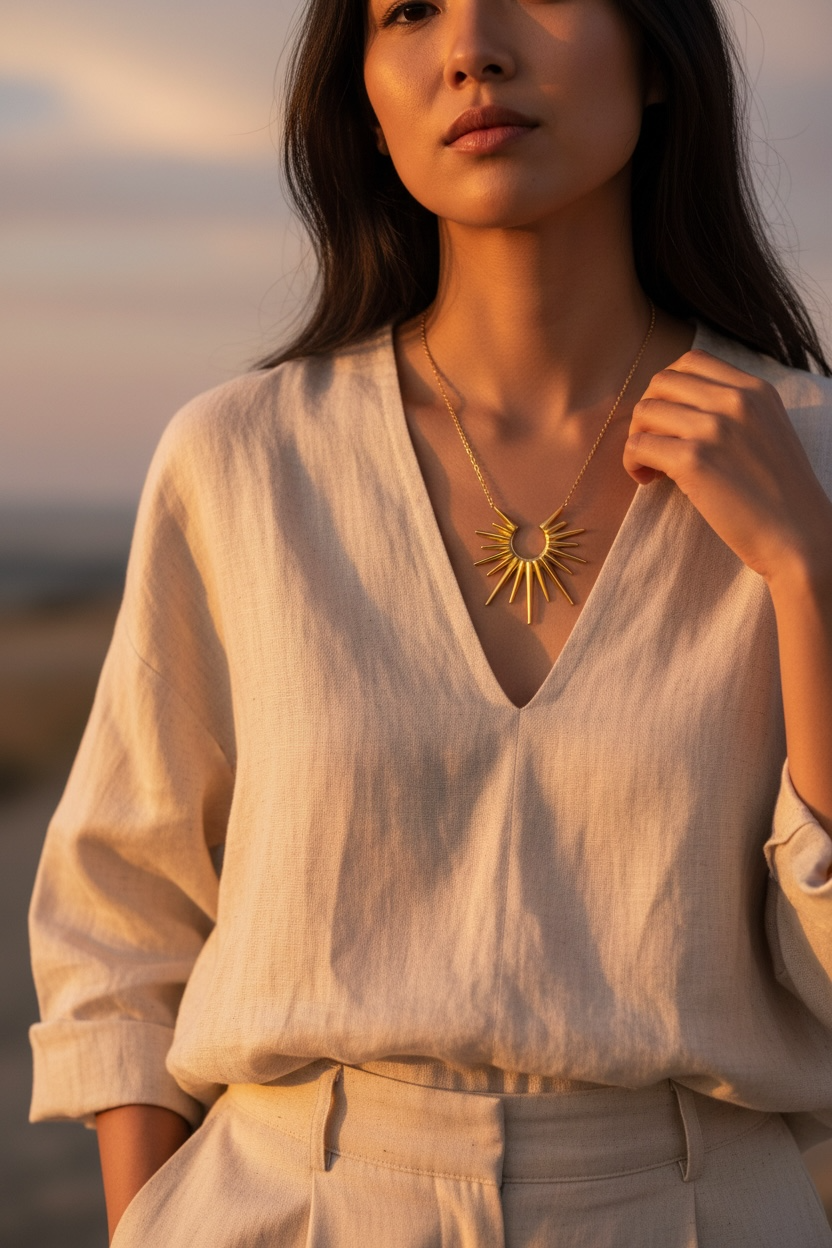 Solstice Sunburst Necklace