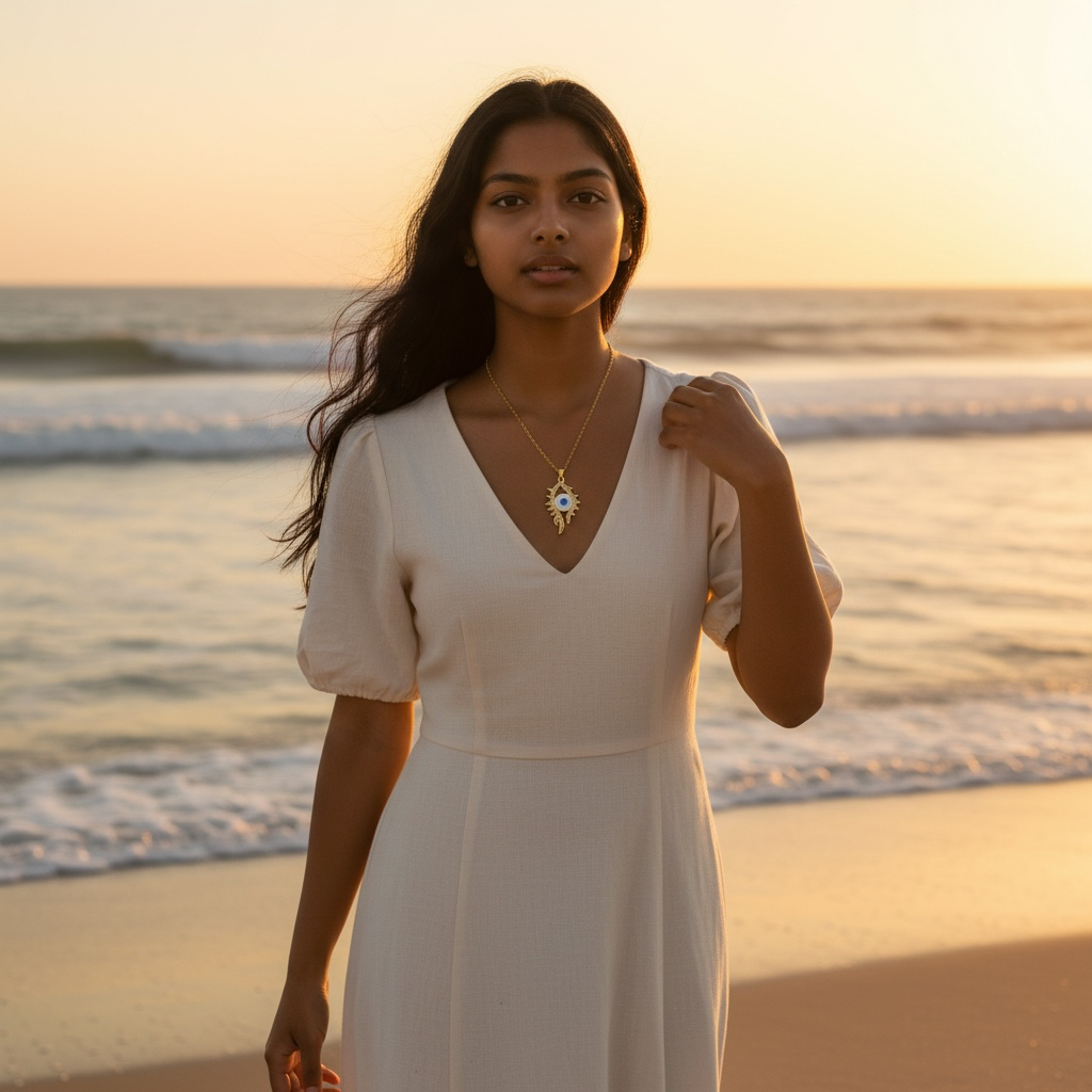 The Celestial Guardian Eye Necklace