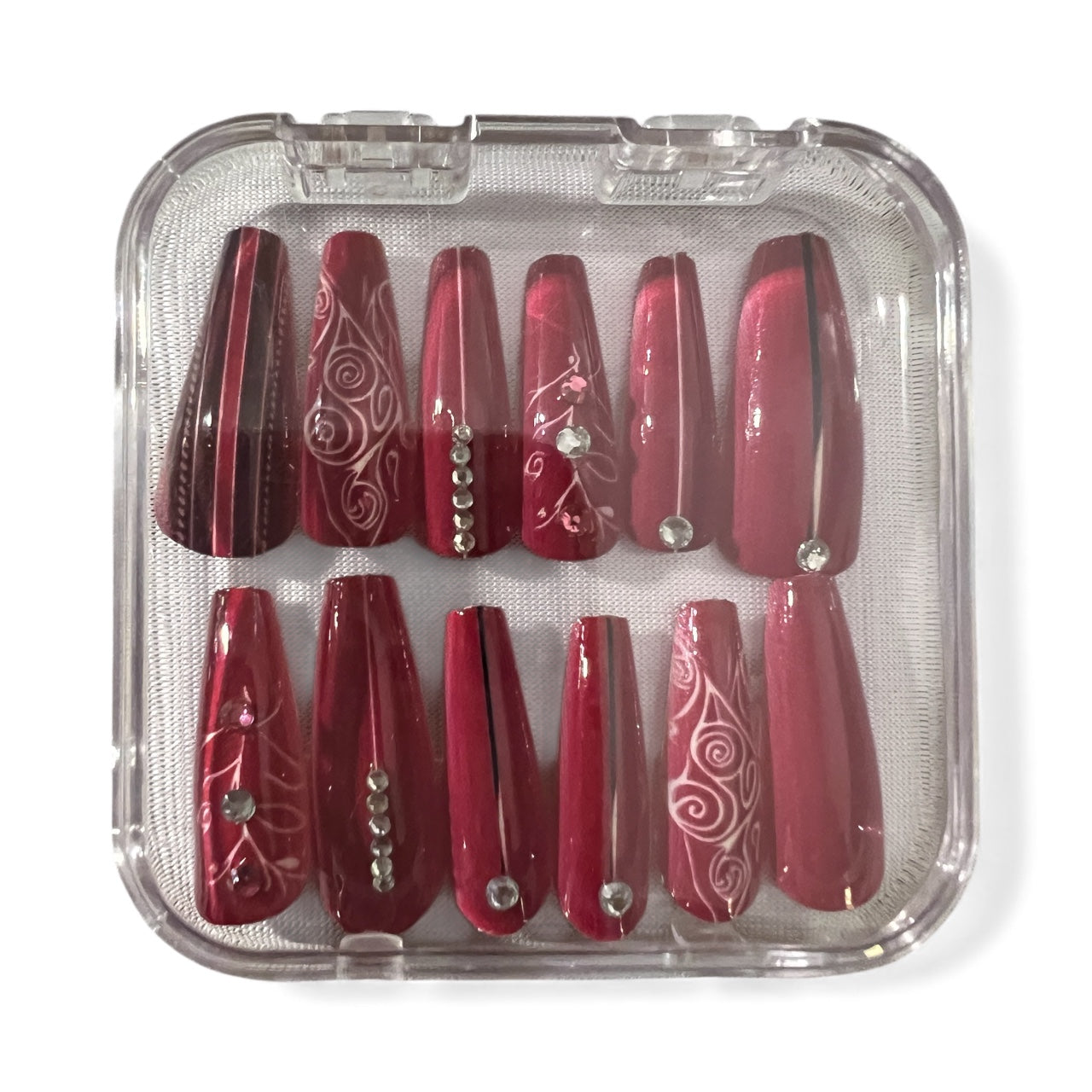 Rosé Nightfall Luxe Press-On Nails