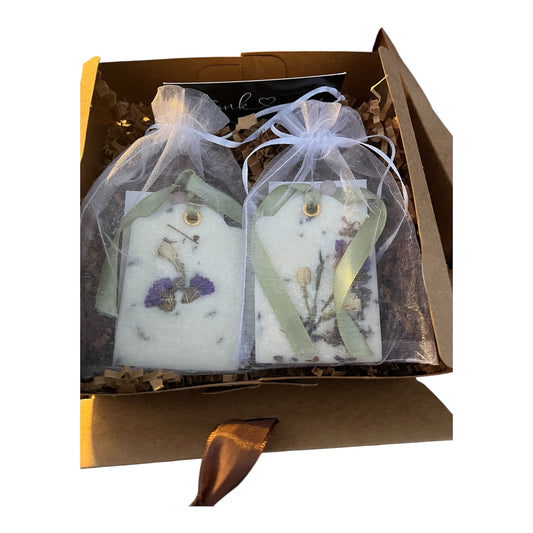 Botanical Wax Sachets – Lavender Scent (Set of 2 or Singles)