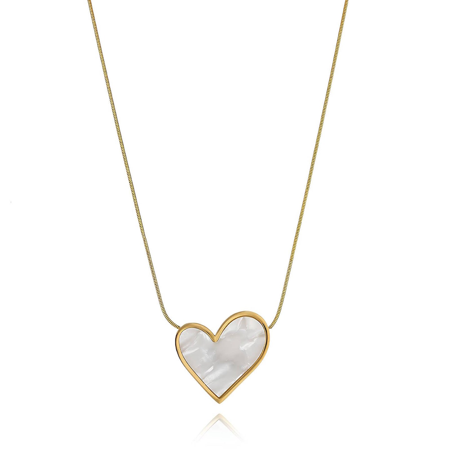 Moonlit Heart Necklace