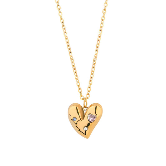 Radiant Charm Heart Necklace